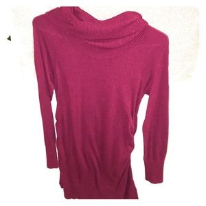 Maternity sweater dress